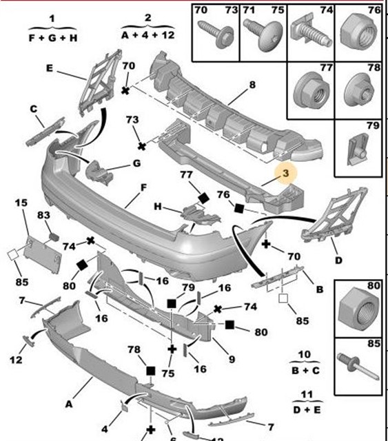 ARKA TAMPON ALT TRAVERSC5