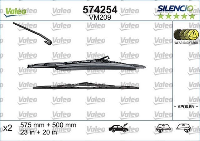 SILECEK SILENCIO 58 50 CM X2 VM209 BMW E46 SWF 116339