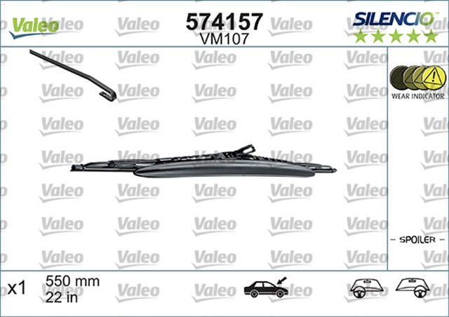 X SILECEK SILENCIO SPOILERLI 55 CM X1 VM107 ALFA 147 BMW E36 SWF 116606