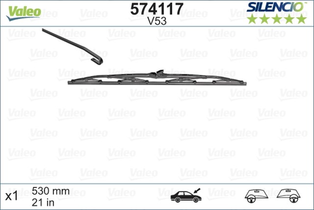 SILECEK SILENCIO 53 CM X1 V53 VOLVO S40 LANDROVER SAAB ALFA 166 BMW E36 PEJO 4007 SAAB 9.3