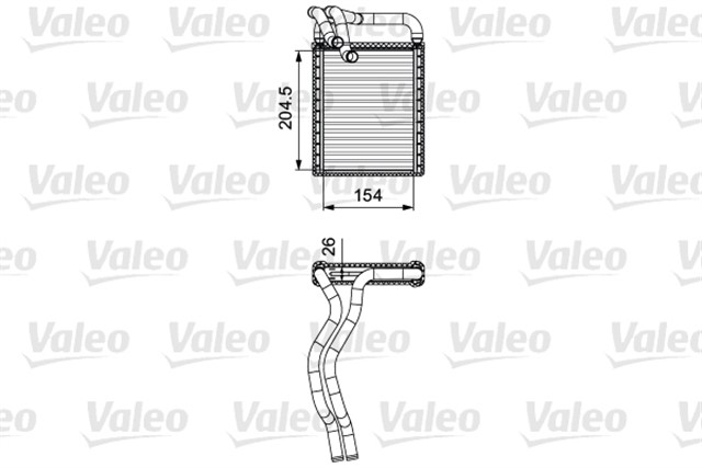KALORIFER RADYATORU HYUNDAI I30 1.4 - 1.6 - 2.0 - 1.6 CRDI - 2.0 CRDI 10/07 - 11/11 275X200