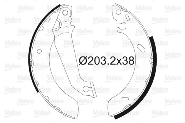 ARKA PABUC BALATA ESCORT V - VI 90 - 95