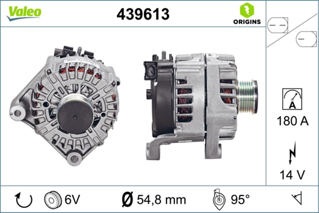ALTERNATOR SARJ 12V 180A DINAMOSU BMW E81 E82 E87 E88 E60 E90 E83 E84