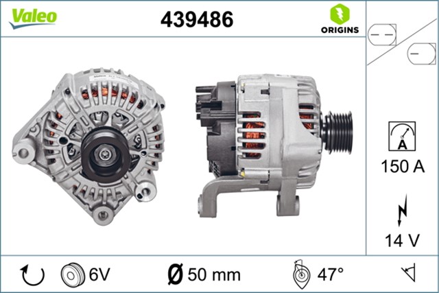 X ALTERNATOR BMW 150A E60 520I 525I 530I 03 E65 E66 730 ILI 03 X3 E83 525I 530I 04