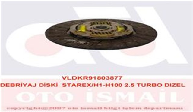 X DEBRIYAJ DISKI STAREX/H1 - H100 2.5 TURBO DIZEL HD62