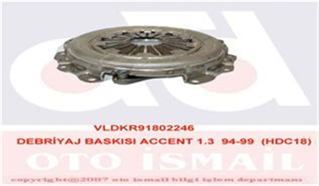 X DEBRIYAJ BASKISI ACCENT 1.3 94 - 99 HDC18