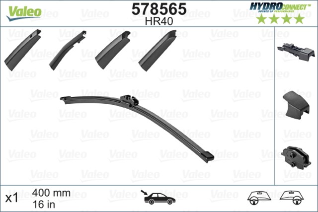 SILECEK SUPURGESI ARKA 400MM STATION WAGON A4 - A6 - Q3 - VITO - W447 08 - 
