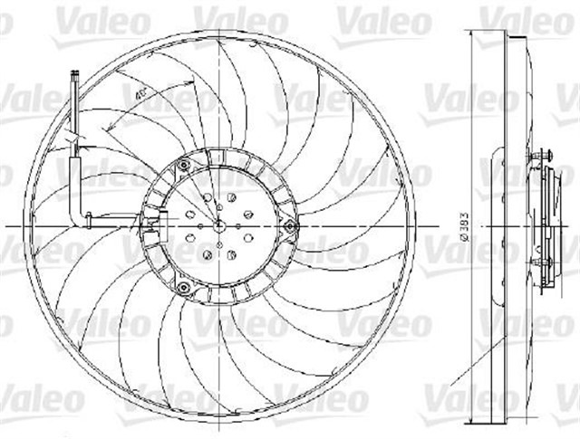 FAN MOTORU A6 383MM