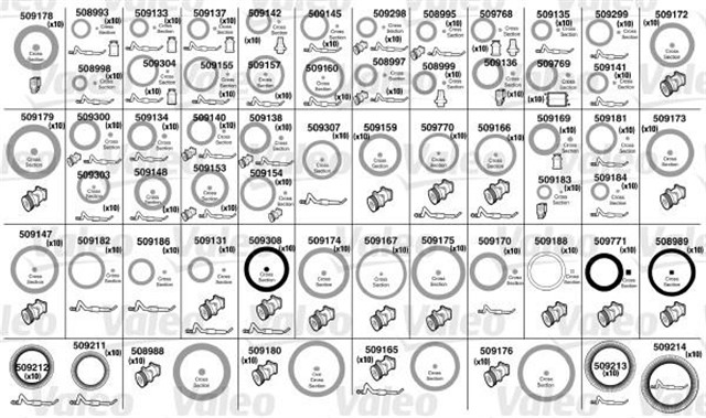 O RING VE CONTA KITI UNIVERSAL