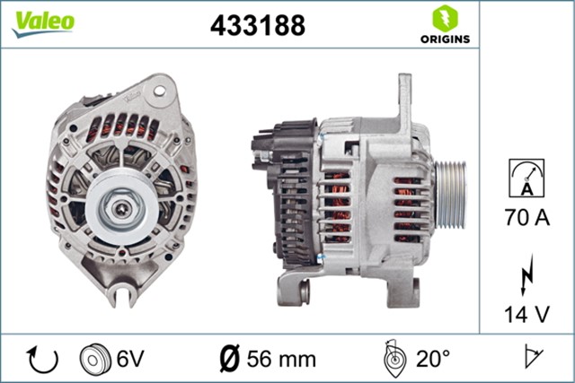 ALTERNATOR A11VI 57 CITROEN