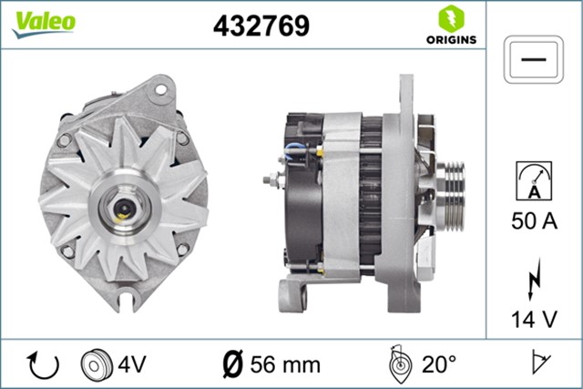 ALTERNATOR A13N240 CIT/PEU/FIAT/MITSUBISHI