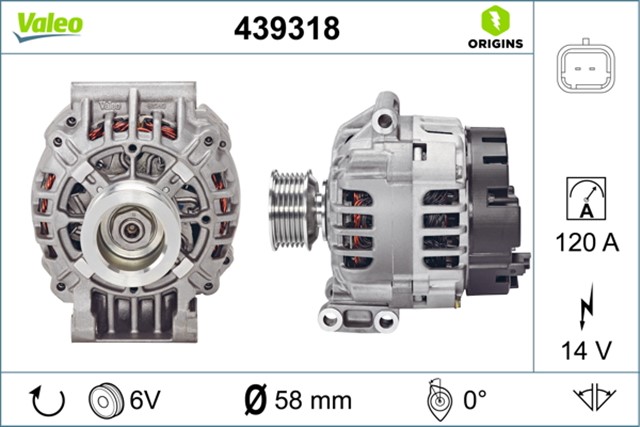 ALTERNATOR RENAULT CLIO II