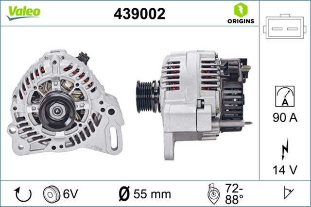 ALTERNATOR A13VI123 98A