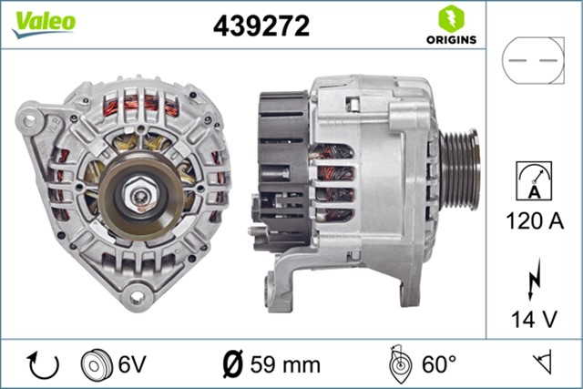 ALTERNATOR AUDI A6. S6. A8
