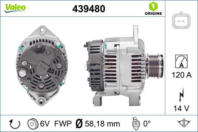 ALTERNATOR RENAULT CLIO II KANGOO