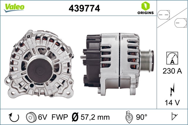 ALTERNATOR PORSCHE CAYENNE 3.0D 13 - 14