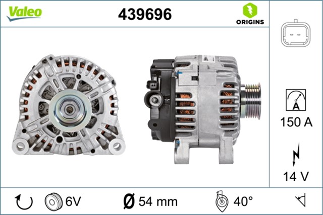 ALTERNATOR PSA ESKI 439503 CITROEN BRLN.C1 - 3 - 5
