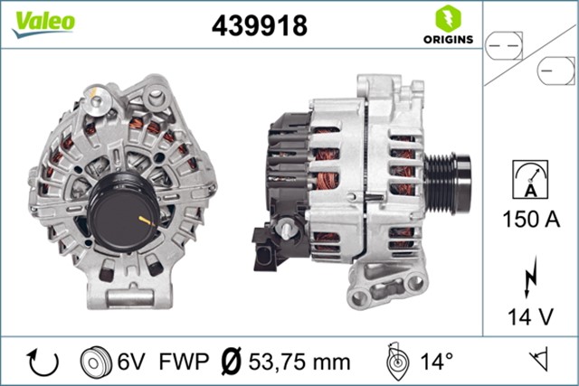 ALTERNATOR S60. S80. V40. V60. V70 16 2.0