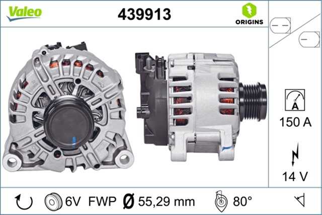 ALTERNATOR FIESTA VI. FOCUS III C30. S40