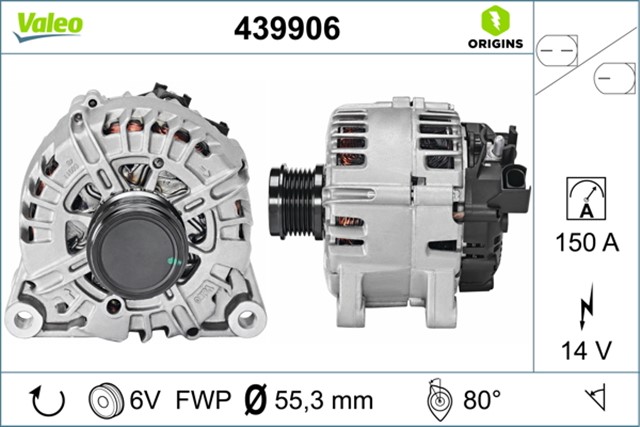 ALTERNATOR FORD B - MAX.FIESTA VI. FOCUS III. S60