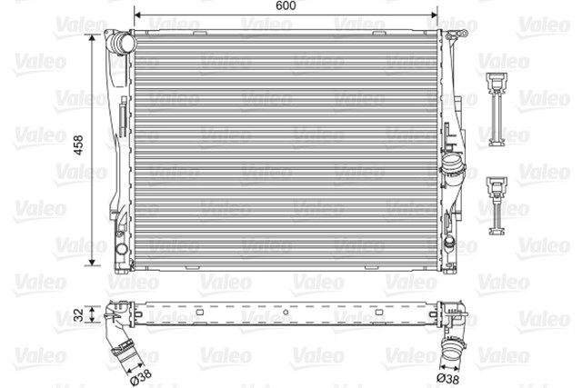 RADYATOR BMW 1 SERISI. 3 SERISI 06 - 12