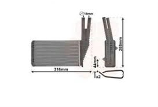 KALORIFER RADYATORU PSA C1. 108. AYGO