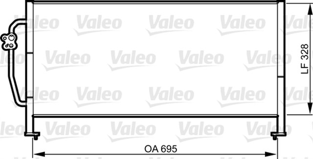 KONDENSER SUBARU FORESTER