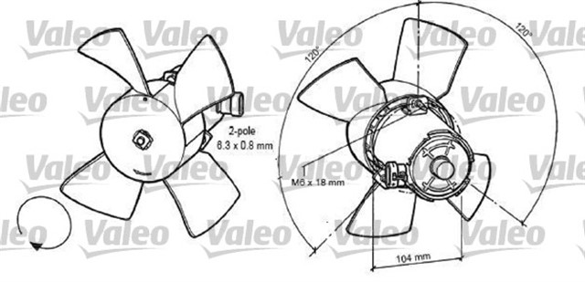 FAN MOTORU OPEL ASTRA 1.41.6