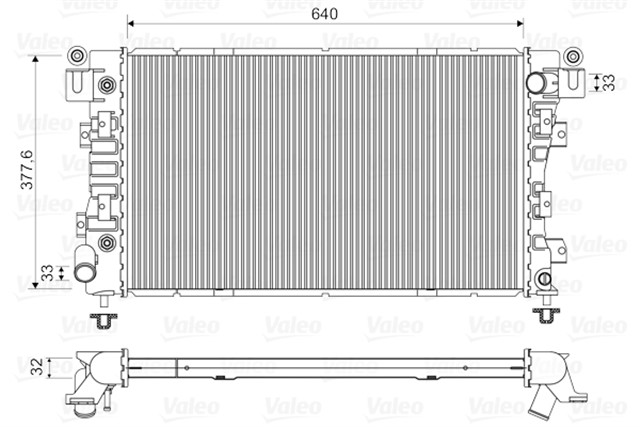 RADYATOR CHRYSLER VISION