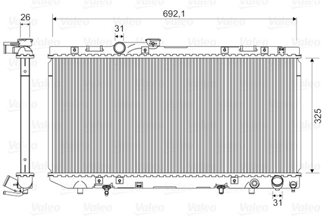 RADYATOR TOYOTA CELICA ST18 2.0 89 93