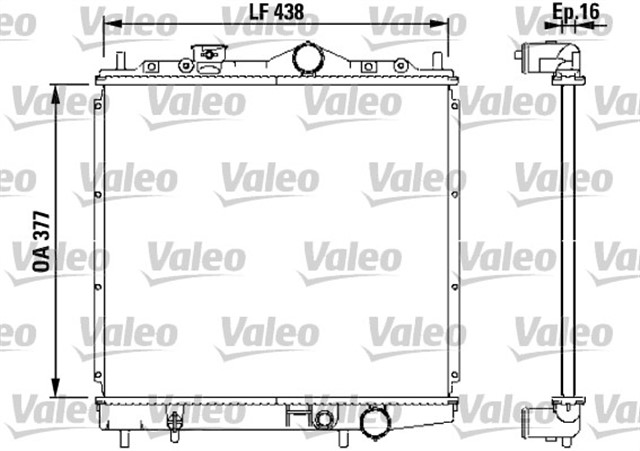 RADYATOR MITSUBISHI COLT IV 1.3 91 96
