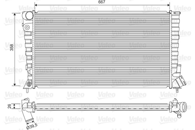 RADYATOR CITROEN XSARA 1.9 TD