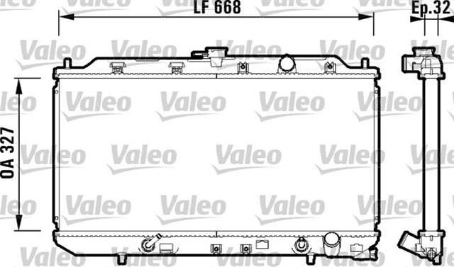RADYATOR HONDA INTEGRA 85 89