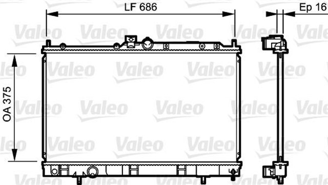 RADYATOR MITSUBISHI LANCER CS 2003