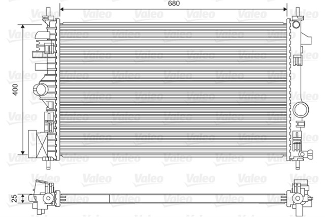 RADYATOR OPEL INSIGNIA 2.0 07/09