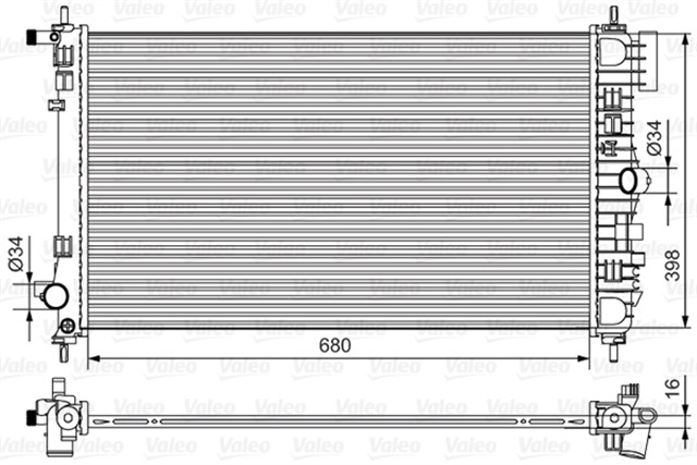 RADYATOR OPEL INSIGNIA 2.0 01/09