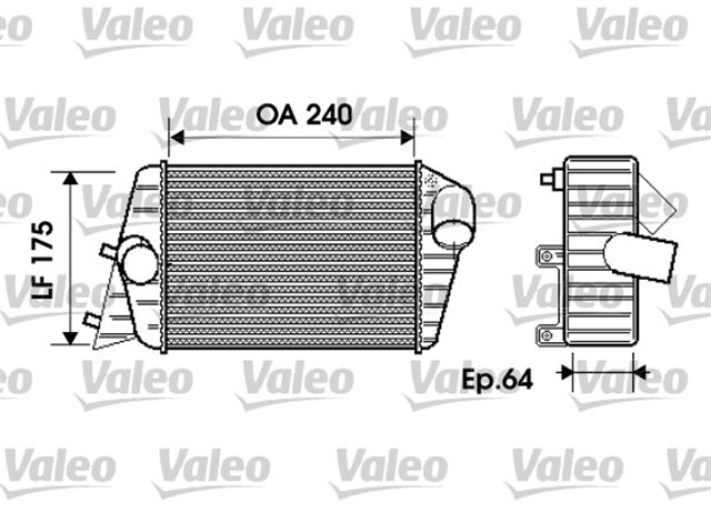 TURBO RADYATORU FIAT STILO 2001 2004