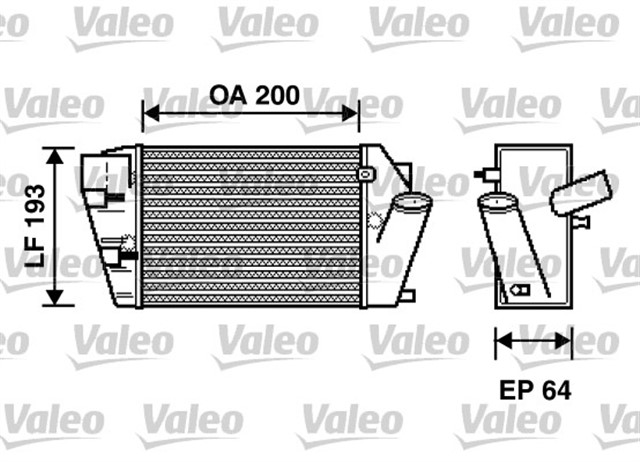 TURBO RADYATORU AUDI A4 2000 2004