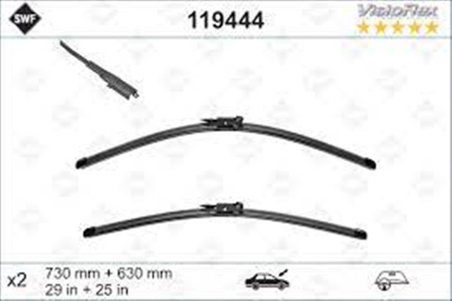 SWF VISIOFLEX FLAT BLADE X2 730 630 MM FORD C - MAX II 10