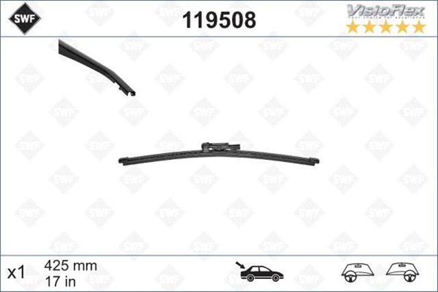SWF VISIOFLEX FLAT BLADE X1 425 MM ARKA MERCEDES SPRINTER