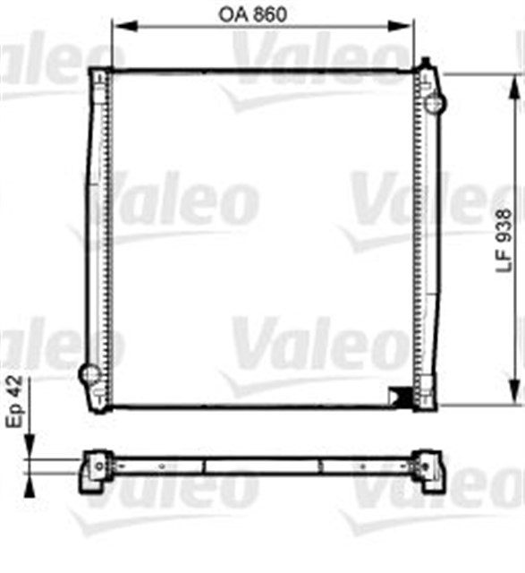 RADYATOR CERCEVESIZ SC SERIE4