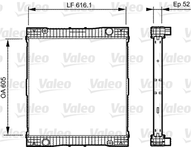 RADYATOR - CERCEVESIZ MERCEDES - EVOBUS CITARO