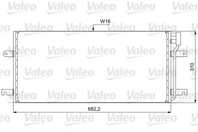 KONDENSER VOLKSWAGEN TRANSPORTER IV