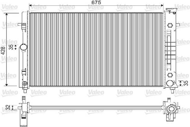 RADYATOR CAPRICE SALOON WL 5.7 I V8