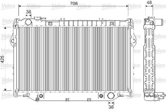 RADYATOR TOYOTA LAND CRUISER 4.2 D