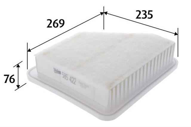 HAVA FILTRESI COROLLA AURIS 07 - 1.4 D4D - VERSO 2.0 D4D DIZEL YAMUK