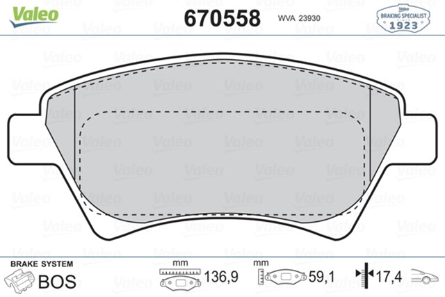 FREN BALATASI ON MEGANE II 1.5 - 1.6 03 - 09