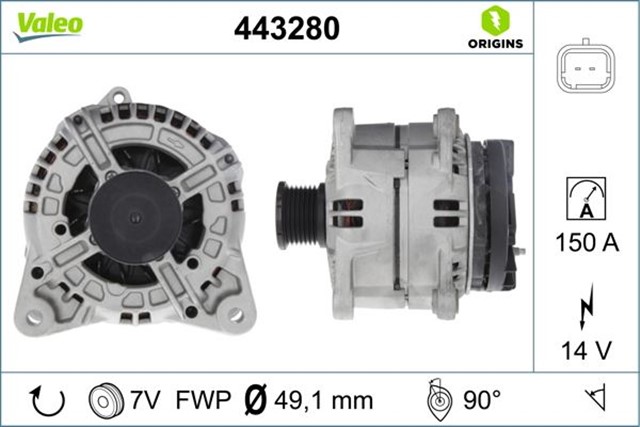 ALTERNATOR RENAULT LAGUNA - TRAFIC - MASTER
