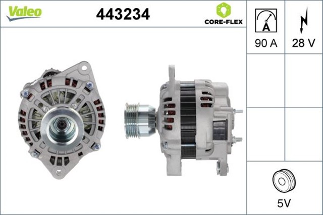 ALTERNATOR RENAULT TRUCKS KERAX 370 - 410 - 450