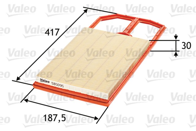 HAVA FILTRESI [CANTA TIP] POLO - GOLF4 - BORA - CORDOBA - IBIZA AFH - BCB 1.4 16V - 1.6 16V 94 - 